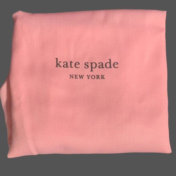 KATE SPADE HIBISCUS TEA SAM CANVAS PLUNGE MEDIUM SATCHEL - USED - Picture 7 of 7